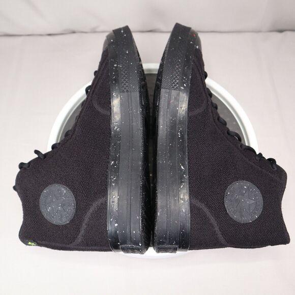 Converse Men Size 11 Shoes Renew Knit Chuck 70 Hi All Star 172033C Black Sneaker